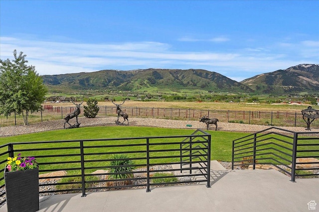 3749 N Eagle Ridge Dr E, Eden, UT 84310 - mountain view featuring a pastoral area and rural landscape