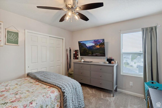 3191 N 1500 E, Layton, UT 84040 - bedroom featuring carpet floors, multiple windows, a closet, and baseboards