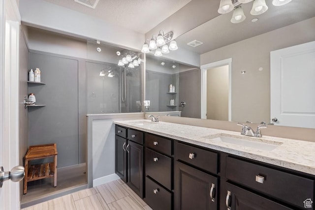 26 N 1100 W, Farmington, UT 84025 - full bathroom with double vanity and a walk in shower