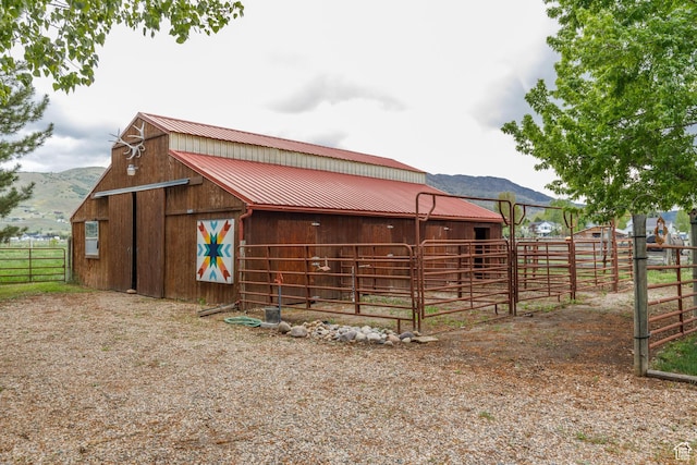 448 S 8600 E, Huntsville, UT 84317 - view of outdoor structure with an outdoor structure, a mountain view, and an exterior structure