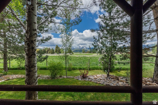 448 S 8600 E, Huntsville, UT 84317 - view of grassy yard featuring a view of rural / pastoral area and a mountain view