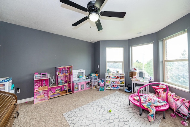 101 E 630 N # 7, Smithfield, UT 84335 - recreation room with plenty of natural light, carpet, ceiling fan, and baseboards