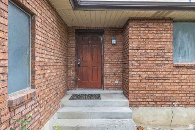 926 N 400 E, American Fork, UT 84003 - doorway to property featuring brick siding