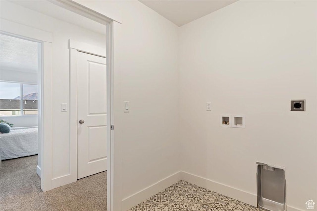 2085 W 1575th Ct S Unit 126, West Haven, UT 84401 - clothes washing area featuring electric dryer hookup, hookup for a washing machine, and baseboards
