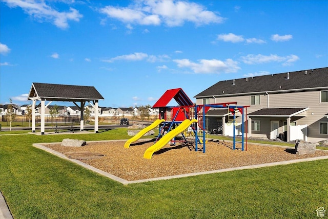 2085 W 1575th Ct S Unit 126, West Haven, UT 84401 - community playground featuring a lawn and a gazebo