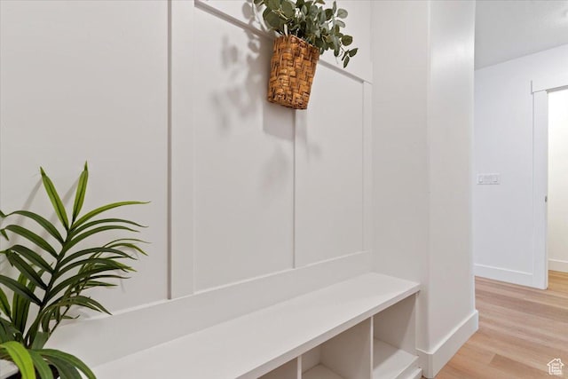 2085 W 1575th Ct S Unit 126, West Haven, UT 84401 - mudroom featuring baseboards and light wood-style flooring