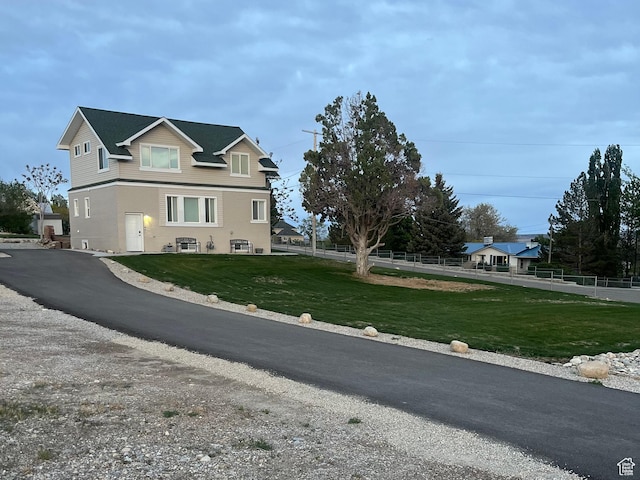view of side of property