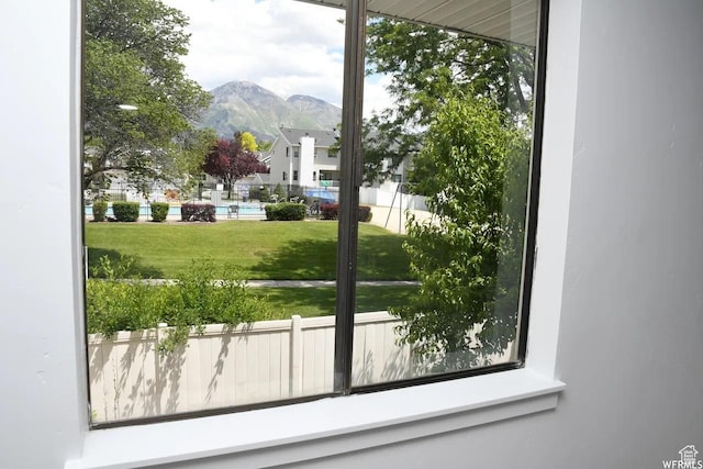 227 S W Ln, Provo, UT 84601 - doorway to outside featuring a mountain view