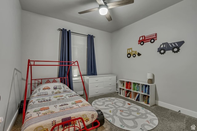 3537 S 5050 W, West Haven, UT 84401 - carpeted bedroom with baseboards and a ceiling fan