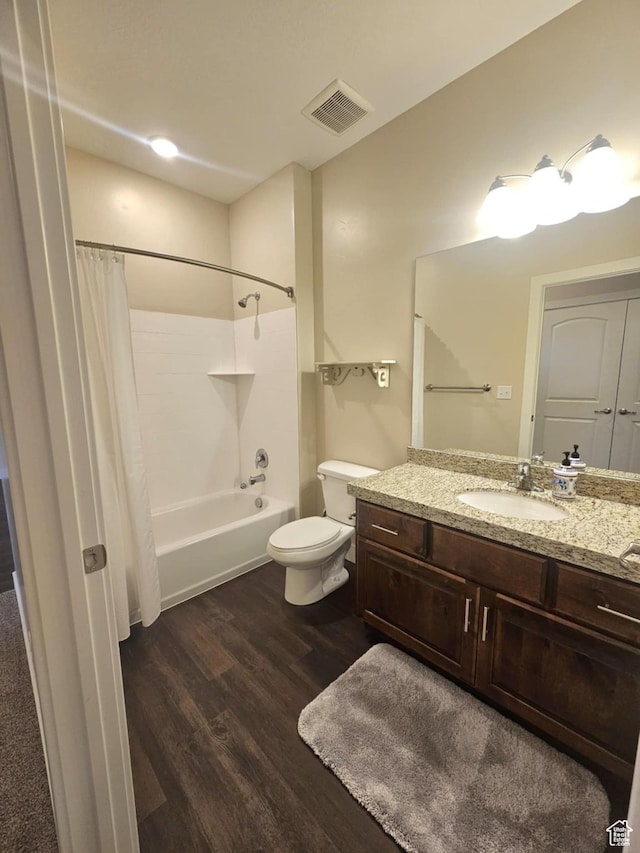 1704 W 300 S Unit Ud/L24, Mapleton, UT 84664 - full bath with wood finished floors, vanity, toilet, and shower / bath combo