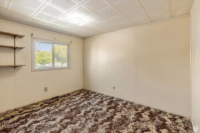 830 E Main St, Grantsville, UT 84029 - empty room featuring carpet flooring and ornamental molding