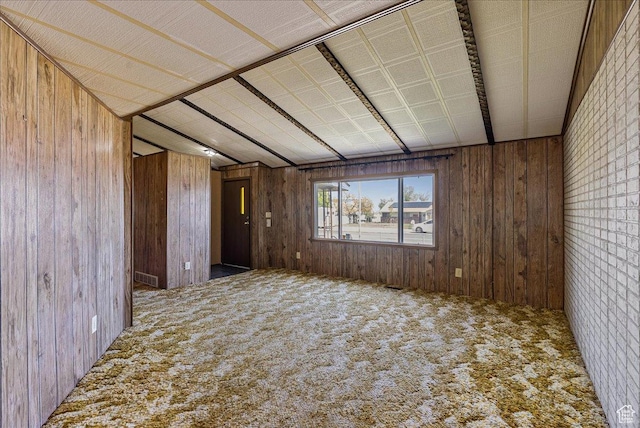 830 E Main St, Grantsville, UT 84029 - spare room featuring carpet floors and wood walls