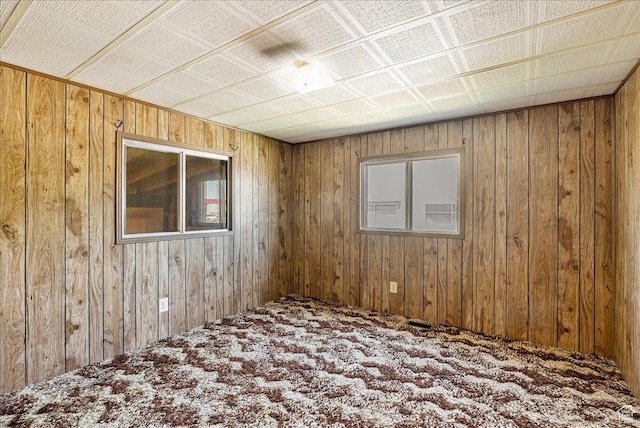 830 E Main St, Grantsville, UT 84029 - carpeted empty room featuring wooden walls