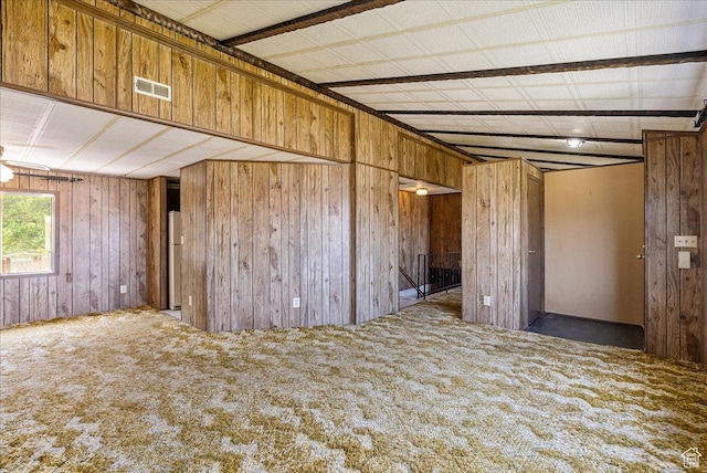 830 E Main St, Grantsville, UT 84029 - spare room featuring carpet flooring and wooden walls