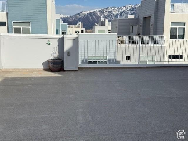3586 S Xenon Dr, West Valley City, UT 84119 - view of patio featuring a mountain view