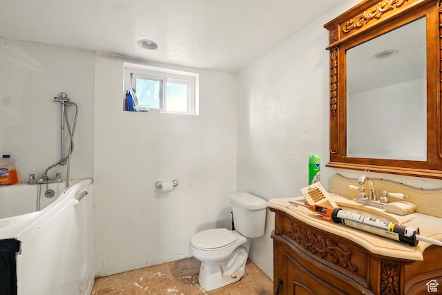 1170 N 1600 W, Lewiston, UT 84320 - bathroom featuring toilet, a bath, and vanity