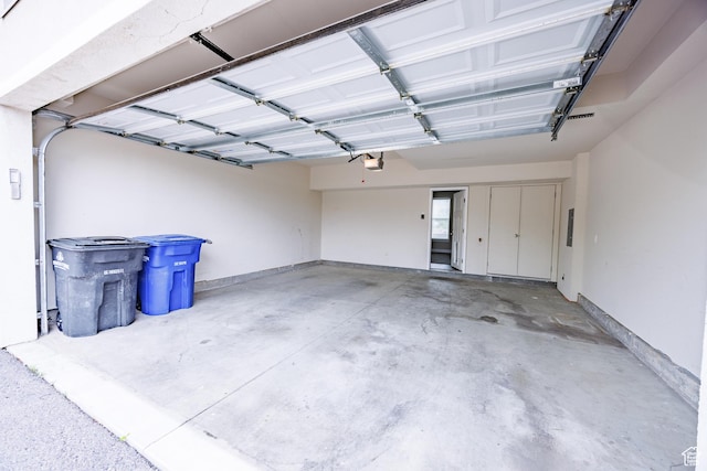 972 S High Ridge Rd, Spanish Fork, UT 84660 - garage with electric panel and a garage door opener