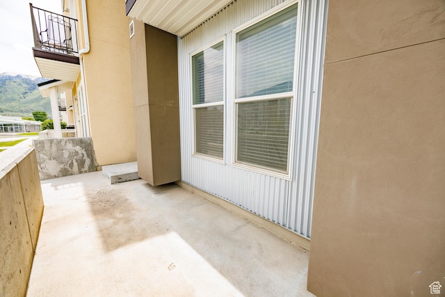 972 S High Ridge Rd, Spanish Fork, UT 84660 - view of patio with a mountain view