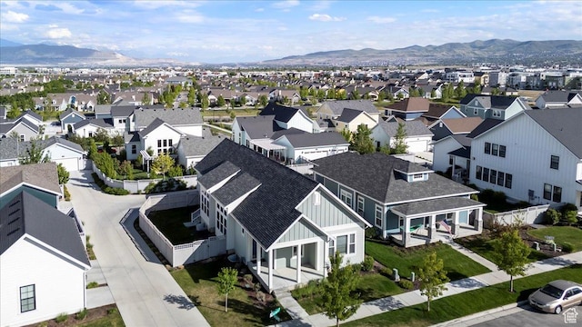 5153 W Lake Terrace Ave S, South Jordan, UT 84009 - aerial perspective of suburban area featuring mountains