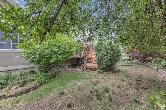 770 W 550 N, Clearfield, UT 84015 - view of yard with a wooden deck