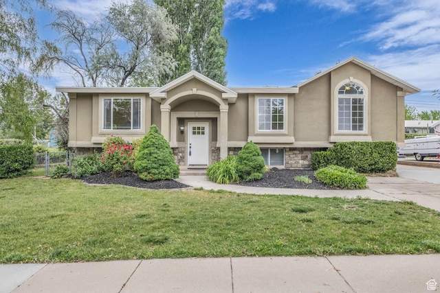 770 W 550 N, Clearfield, UT 84015 - split foyer home with stone siding and stucco siding