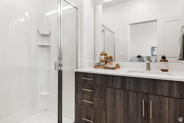 2336 W James Way Unit J34, West Haven, UT 84401 - bathroom featuring a shower stall and vanity
