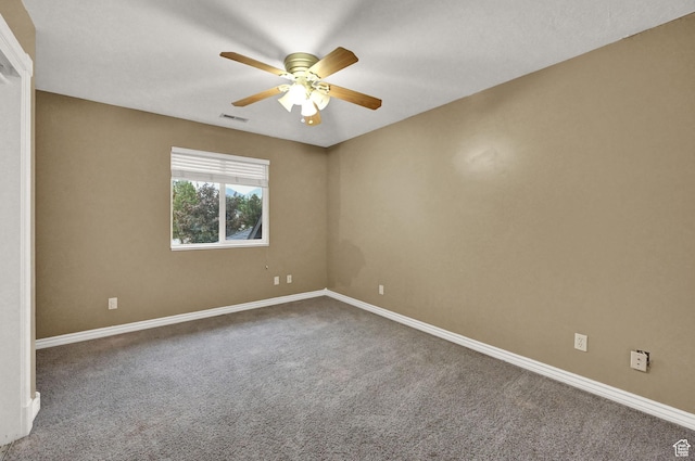 245 E 1400 S, Kaysville, UT 84037 - carpeted empty room featuring baseboards and a ceiling fan