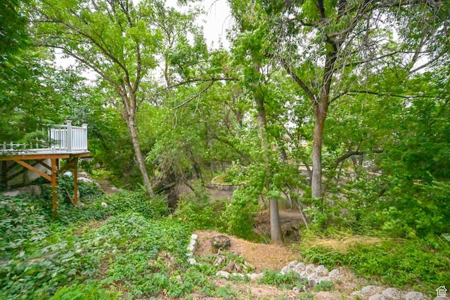 245 E 1400 S, Kaysville, UT 84037 - view of yard with a wooden deck