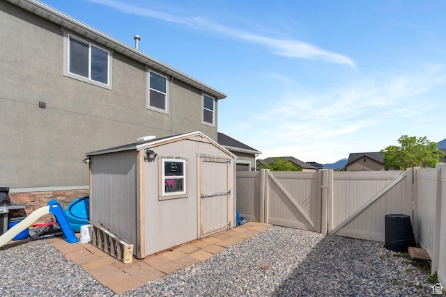 641 W 1450 S, Springville, UT 84663 - view of shed with a gate and fence