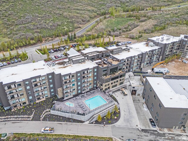 909 W Peace Tree Trl W Unit 416, Heber City, UT 84032 - aerial view of a pool area