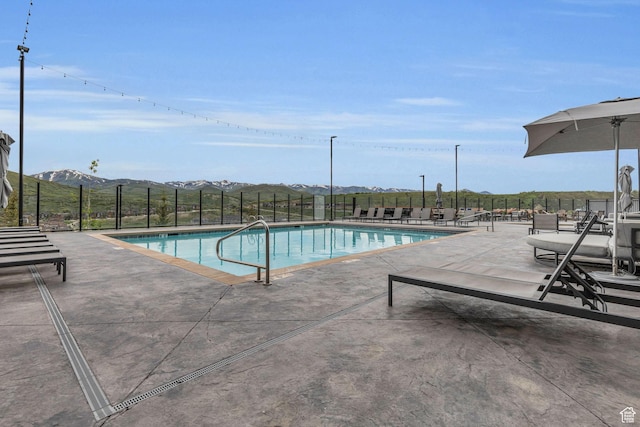 909 W Peace Tree Trl W Unit 416, Heber City, UT 84032 - community pool featuring fence, a patio area, and a mountain view