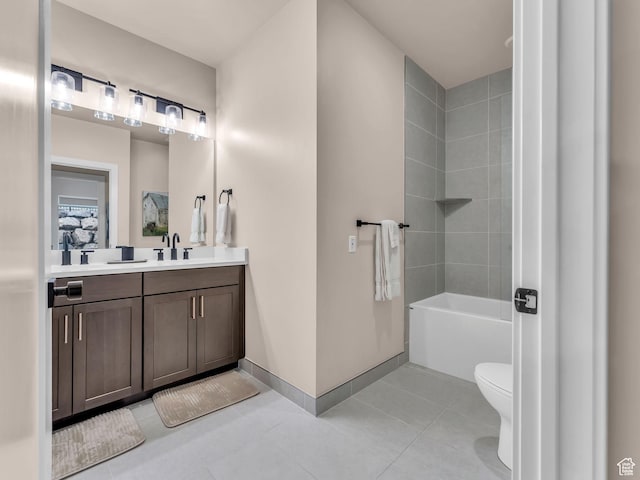 909 W Peace Tree Trl W Unit 416, Heber City, UT 84032 - full bath featuring toilet, tile patterned flooring, vanity, and baseboards