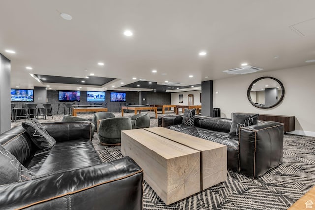 909 W Peace Tree Trl W Unit 416, Heber City, UT 84032 - living room with a community bar and recessed lighting