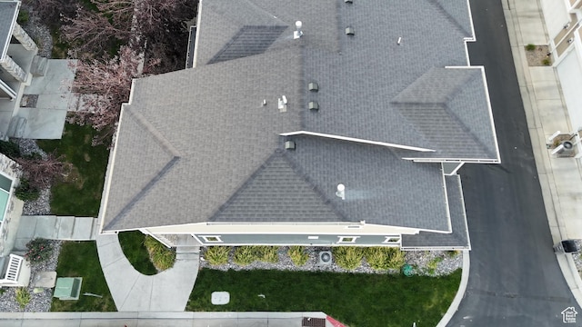 view from above of property