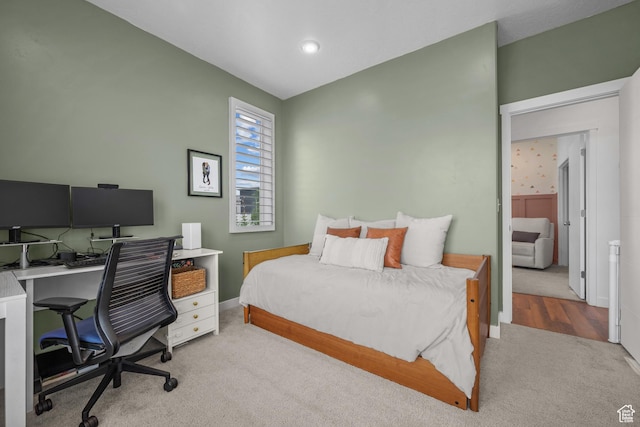 6613 S Ellerston Dr W, Murray, UT 84123 - carpeted bedroom featuring an office area and baseboards