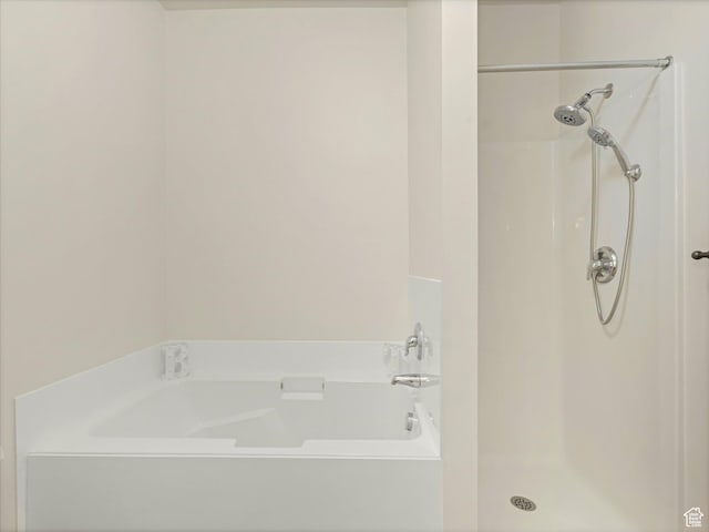14910 S Ox Cart Ln, Draper, UT 84020 - bathroom with a garden tub and a shower stall