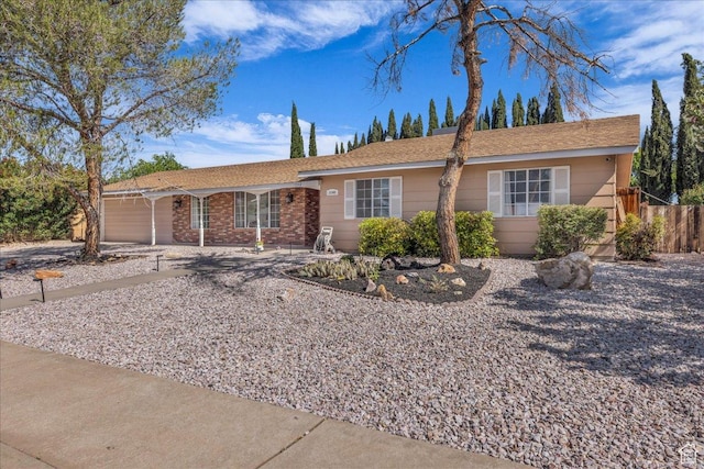 1342 W 670 N, St George, UT 84770 - ranch-style house with fence and brick siding