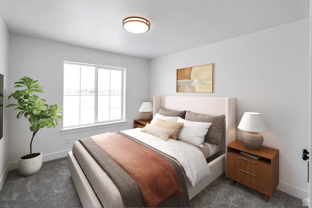 243 W 730 N, Smithfield, UT 84335 - bedroom featuring dark colored carpet and baseboards