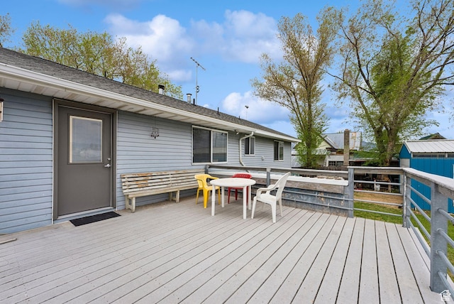 view of deck