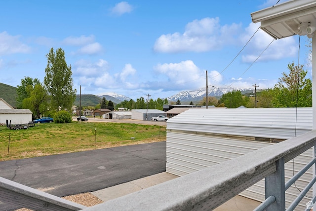 exterior view of a mountain view