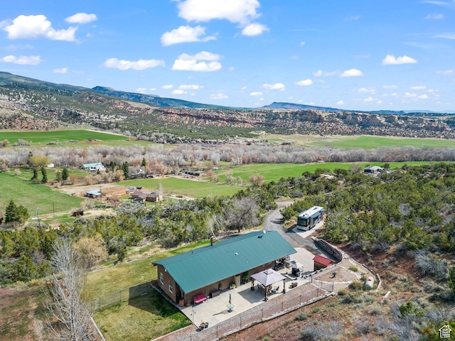 6407 N Dry Fork Cyn W, Dry Fork, UT 84078 - view from above of property featuring a mountain backdrop