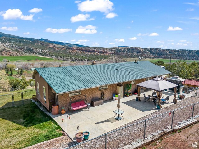 6407 N Dry Fork Cyn W, Dry Fork, UT 84078 - view from above of property with mountains