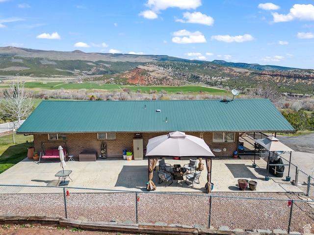6407 N Dry Fork Cyn W, Dry Fork, UT 84078 - aerial view of property and surrounding area with mountains