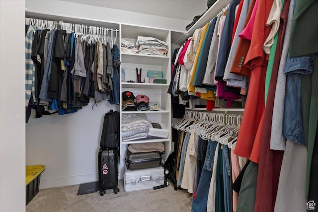 5118 N Blackbrush Dr, Eagle Mountain, UT 84005 - spacious closet featuring carpet flooring
