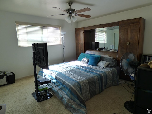 648 S 1350 E, Provo, UT 84606 - carpeted bedroom with a ceiling fan