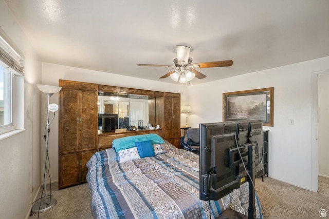 648 S 1350 E, Provo, UT 84606 - carpeted bedroom with a ceiling fan and baseboards