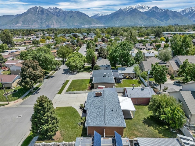 160 E 7060 S, Midvale, UT 84047 - aerial perspective of suburban area featuring a mountainous background