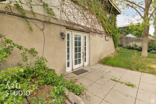 941 E Carnation Dr, Sandy, UT 84094 - view of patio / terrace featuring french doors