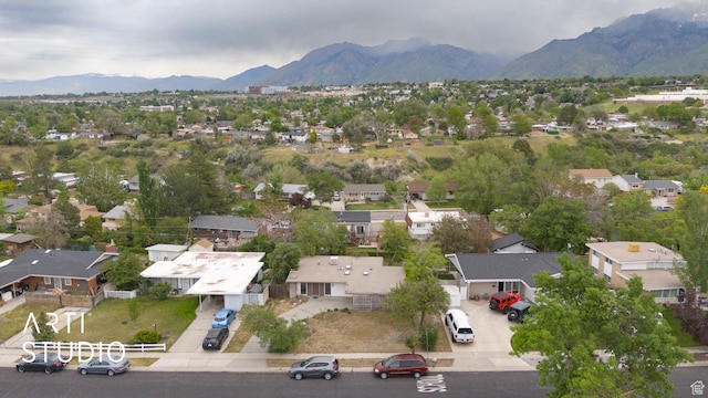 941 E Carnation Dr, Sandy, UT 84094 - aerial view of residential area with mountains