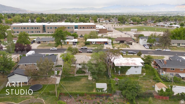 941 E Carnation Dr, Sandy, UT 84094 - aerial view of residential area featuring mountains
